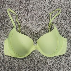 Neon Yellow Victoria Secret 32D Bra